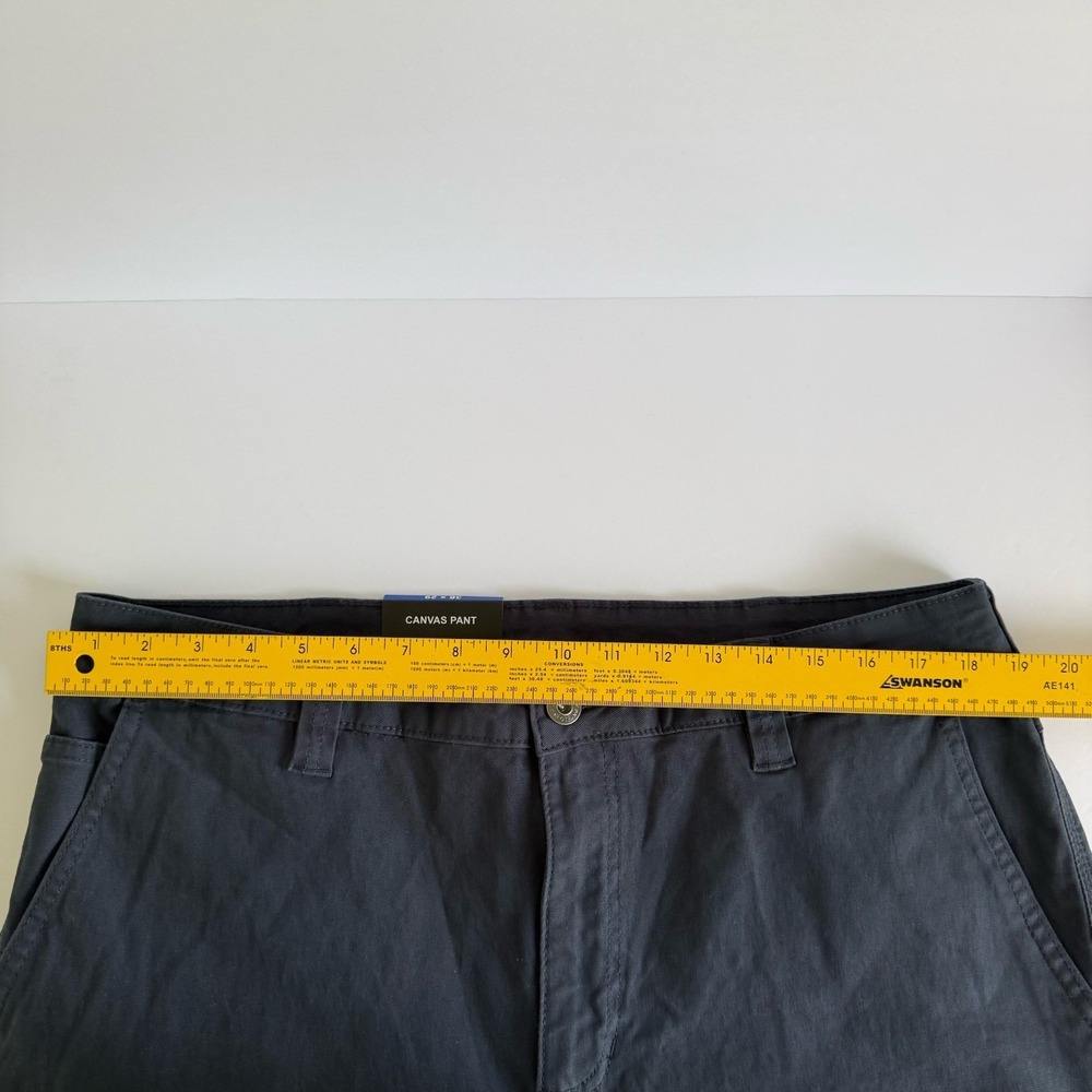 Colorado Clothing NWT Canvas Pant Relaxed Fit Stretch Canvas Fabric Blue 36x29 - Picture 7 of 7